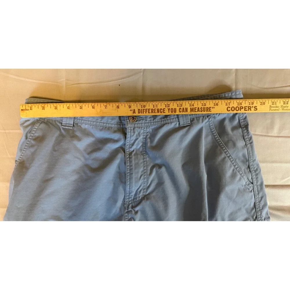 The North Face Cargo Shorts Mens 40 Blue‎ Ripstop Hiking Utility